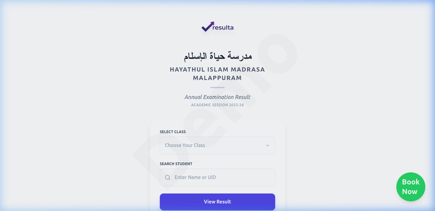Resulta — Student Result Search Portal